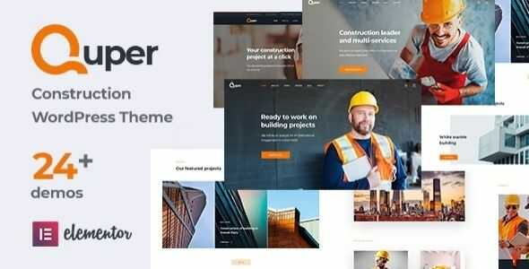 Quper Construction and Architecture WordPress Theme gpl