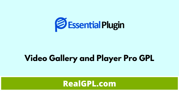 Video Gallery and Player Pro GPL
