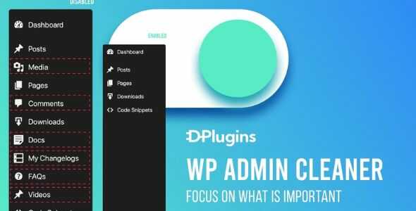 WP Admin Cleaner GPL