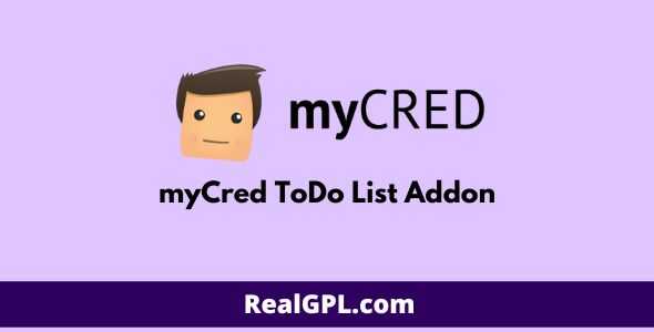 myCred ToDo List Addon gpl