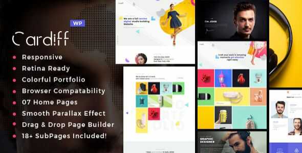 Cardiff Multipurpose Portfolio Theme GPL