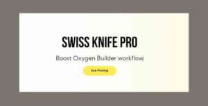 Swiss Knife Pro For Oxygen Builder GPL