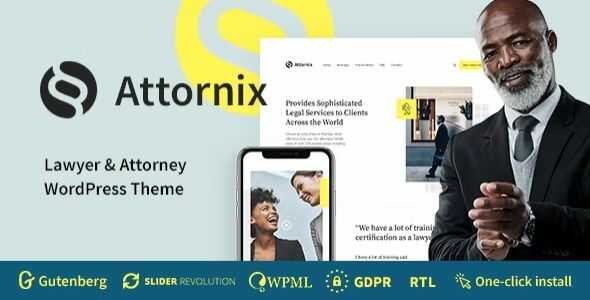 Attornix Lawyer WordPress Theme GPL