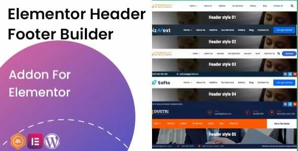 Elementor Header Footer Builder Addon GPL
