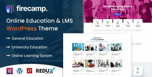 Firecamp Education WordPress Theme gpl