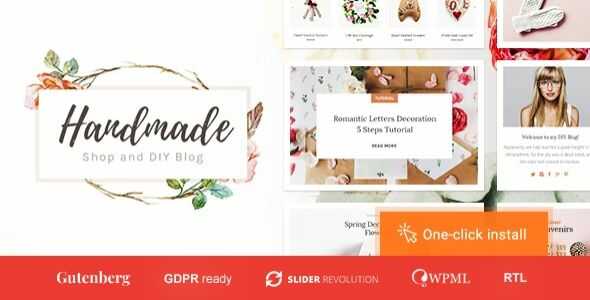 Handmade Shop Theme GPL