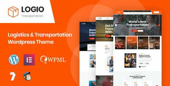Logio Theme GPL – Logistics & Transportation WordPress Theme