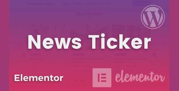 News Ticker For Elementor GPL