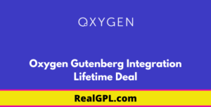 Oxygen Gutenberg Integration Lifetime Deal
