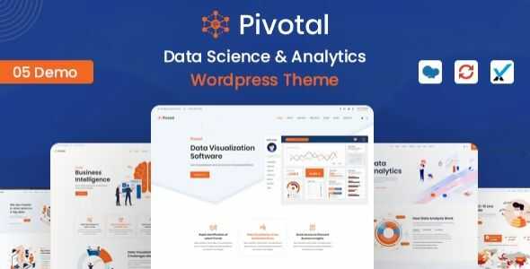 Pivotal Theme GPL – Data Science & Analytics WordPress Theme