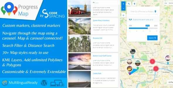 Progress Map Wordpress Plugin gpl