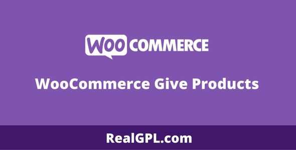 WooCommerce Give Products GPL