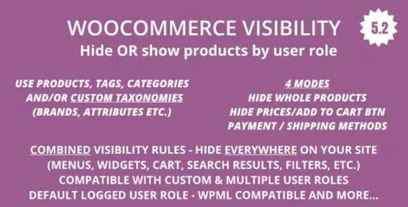 Woocommerce Visibility GPL