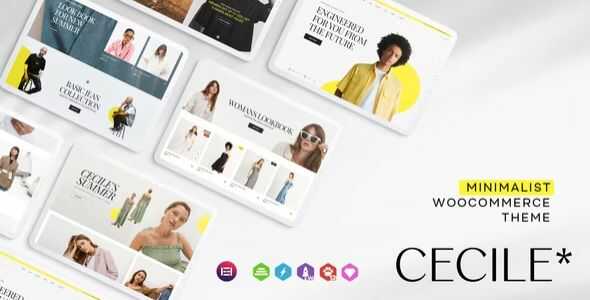 Cecile Theme GPL – Minimalist WooCommerce Theme