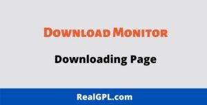 Download Monitor Downloading Page GPL