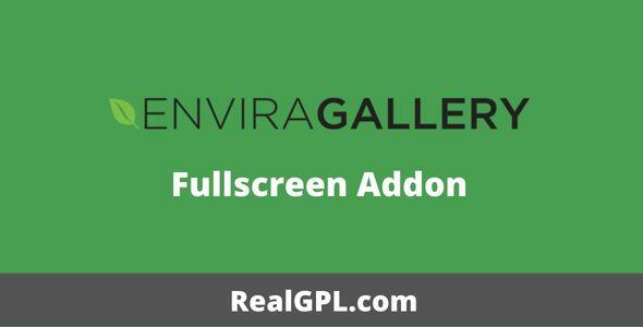 Envira Gallery Fullscreen Addon GPL