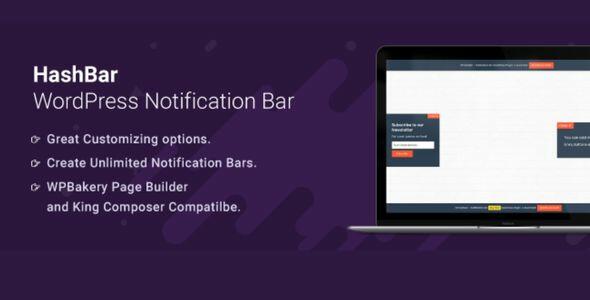 HashBar Pro GPL – WordPress Notification Bar Plugin