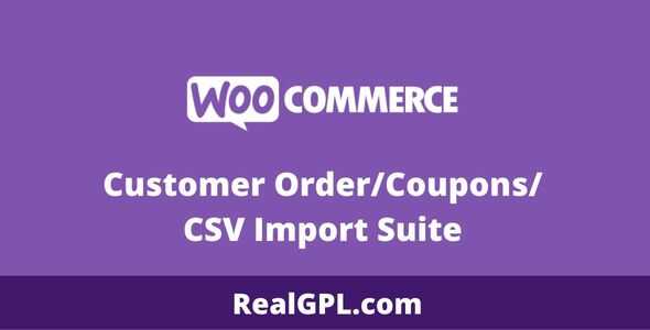 WooCommerce Customer Order Coupons CSV Import Suite GPL