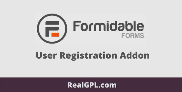 Formidable Forms User Registration Addon GPL