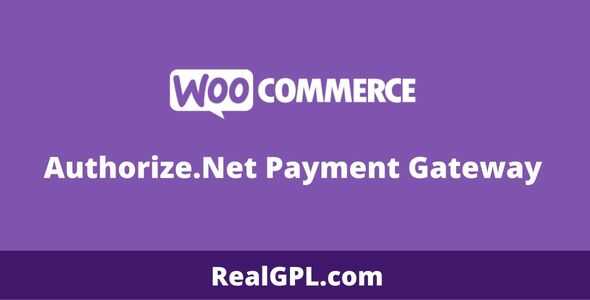 WooCommerce Authorize.Net Extension GPL