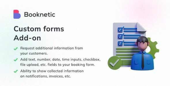 Booknetic Custom Forms Addon GPL