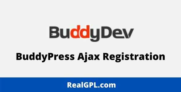 BuddyPress Ajax Registration GPL