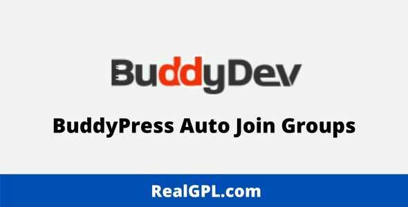BuddyPress Auto Join Groups GPL