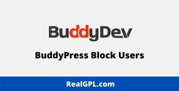 BuddyPress Block Users gpl