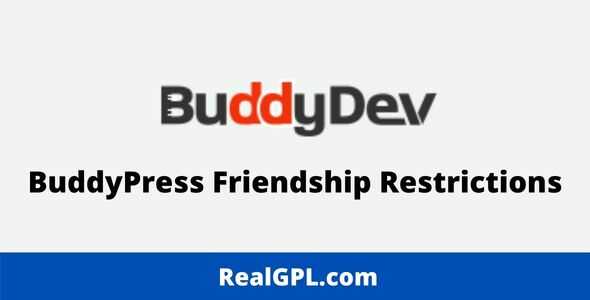 BuddyPress Friendship Restrictions GPL