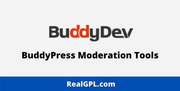 BuddyPress Moderation Tools GPL