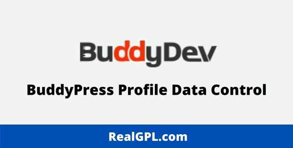 BuddyPress Profile Data Control GPL