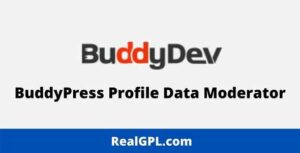 BuddyPress Profile Data Moderator GPL