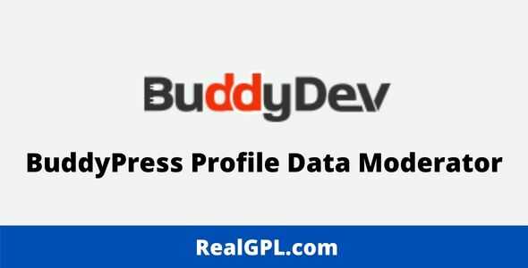 BuddyPress Profile Data Moderator GPL