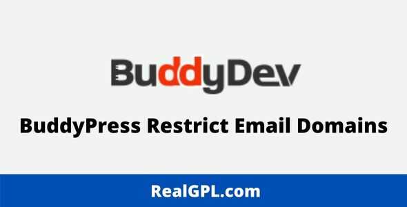 BuddyPress Restrict Email Domains GPL