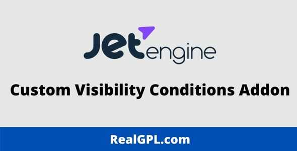 JetEngine Custom Visibility Conditions Addon GPL