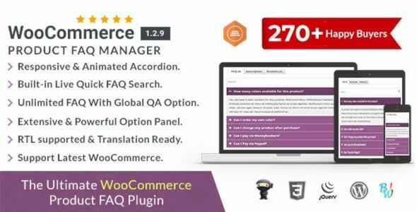 WooCommerce Product FAQ Manager GPL