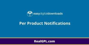 Easy Digital Downloads Per Product Notifications GPL