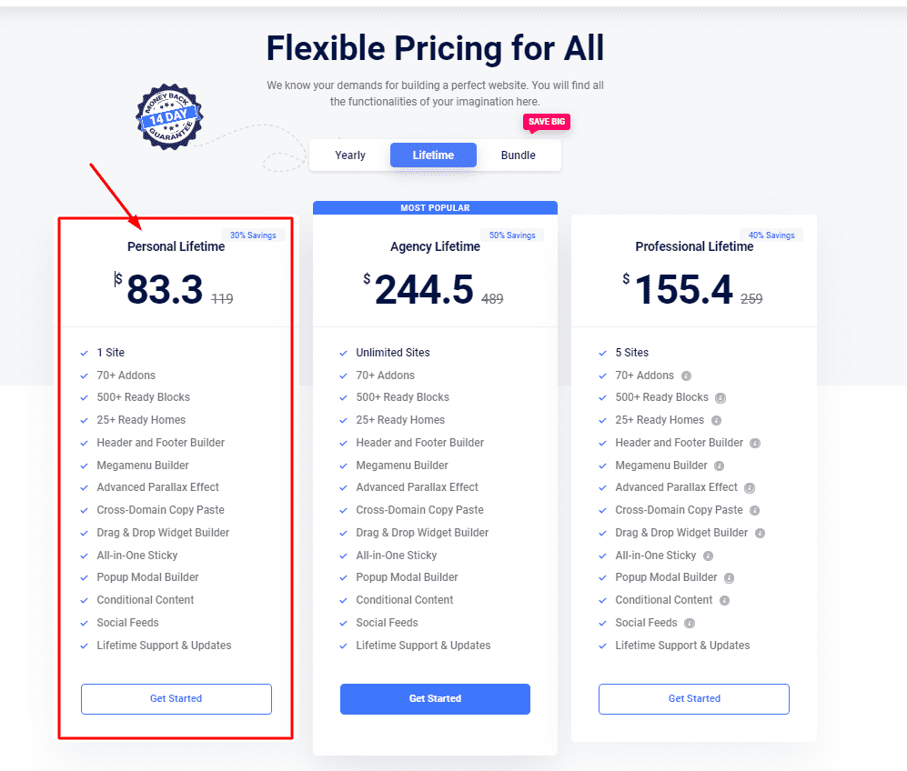 ElementsKit Pro Pricing
