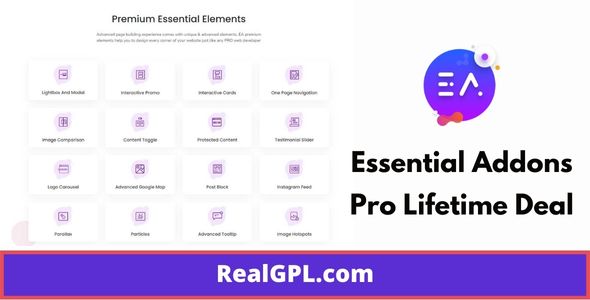 Essential Addons For Elementor Pro Lifetime