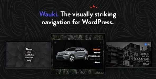 Wauki Fullscreen WordPress Menu GPL