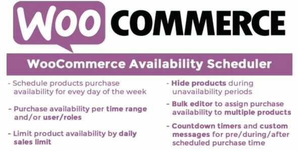 WooCommerce Availability Scheduler GPL