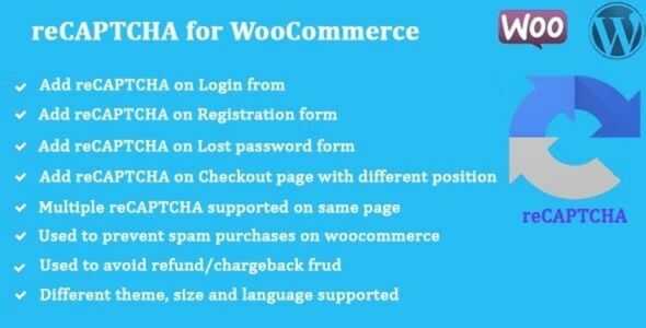 reCAPTCHA for WooCommerce GPL