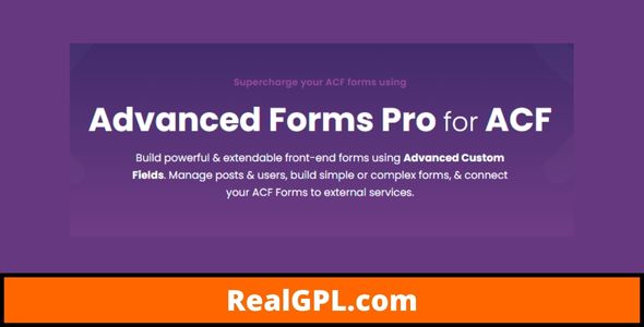 Advanced Forms Pro for ACF GPL