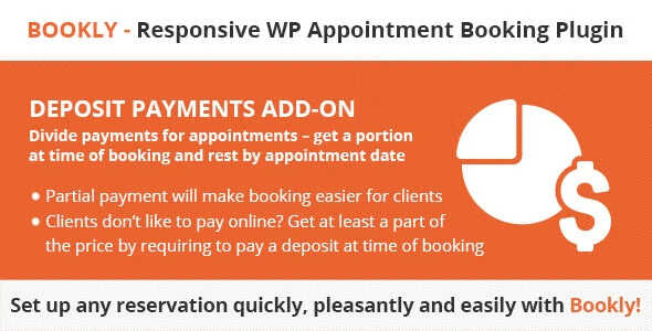 Bookly Deposit Payments Addon GPL