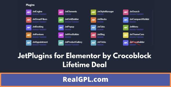JetPlugins for Elementor by Crocoblock Lifetime Deal