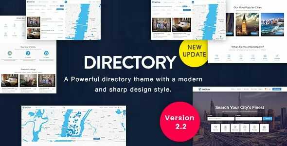 Directory Multipurpose WordPress Theme GPL