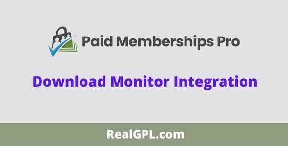 Paid Memberships Pro Download Monitor Integration GPL