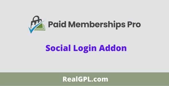 Paid Memberships Pro Social Login Addon GPL