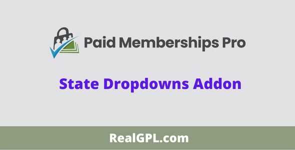 Paid Memberships Pro State Dropdowns Addon GPL