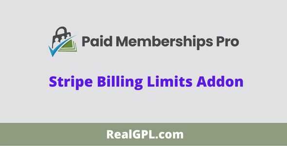 Paid Memberships Pro Stripe Billing Limits Addon GPL